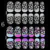 Flowers Design Color Change Nail Sticker