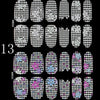 Flowers Design Color Change Nail Sticker